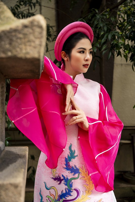 Hoa hau Ngoc Han chup anh ao dai duoi thoi tiet 2 do C-Hinh-6