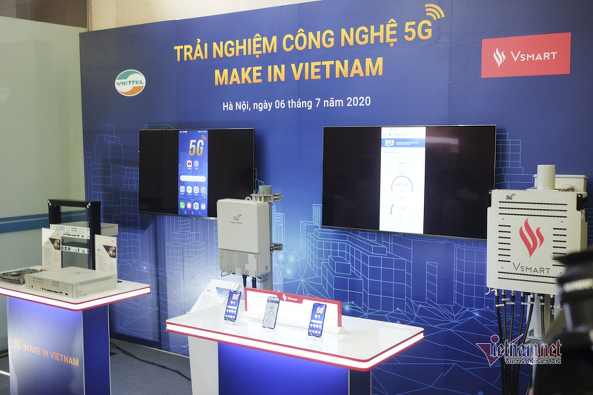 Tu san xuat thiet bi dau cuoi, 5G sap duoc thuong mai hoa tai Viet Nam