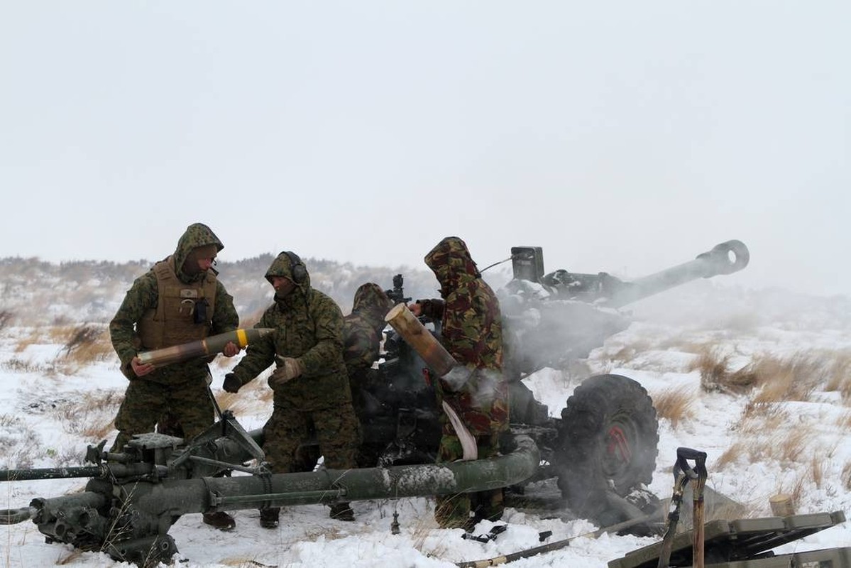Ukraine tuyen bo phao 105mm Anh manh ngang phao 122mm Nga-Hinh-5