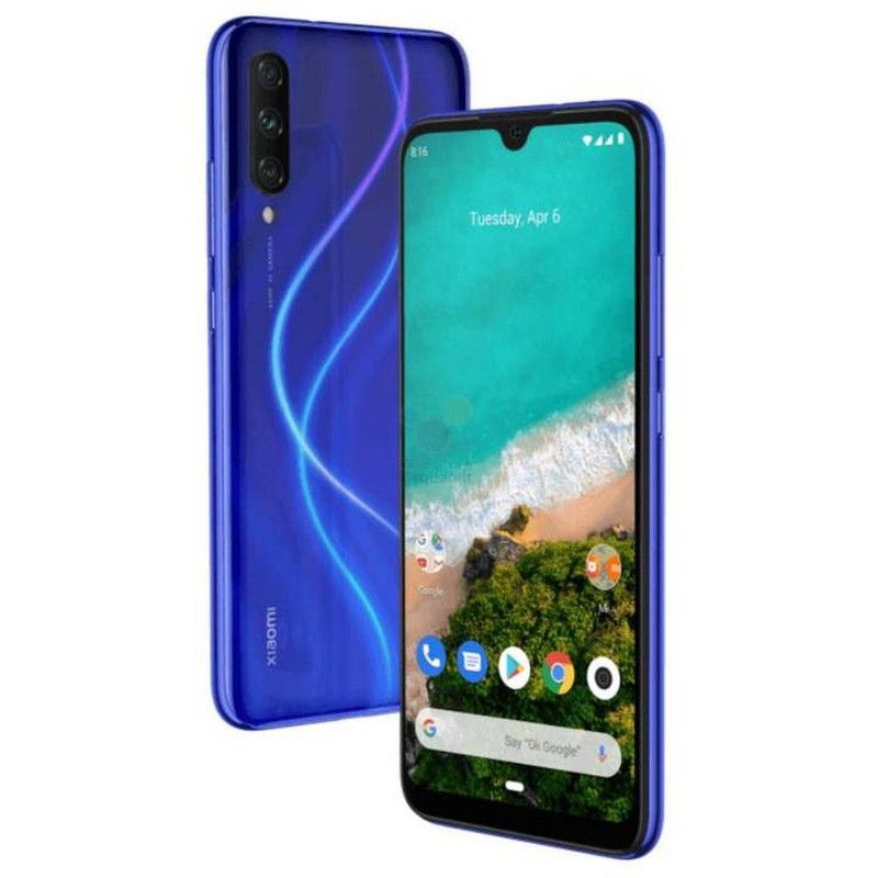 Xiaomi Mi A3 lo thiet ke vo nhua, 3 camera, dep nhung chua an tuong