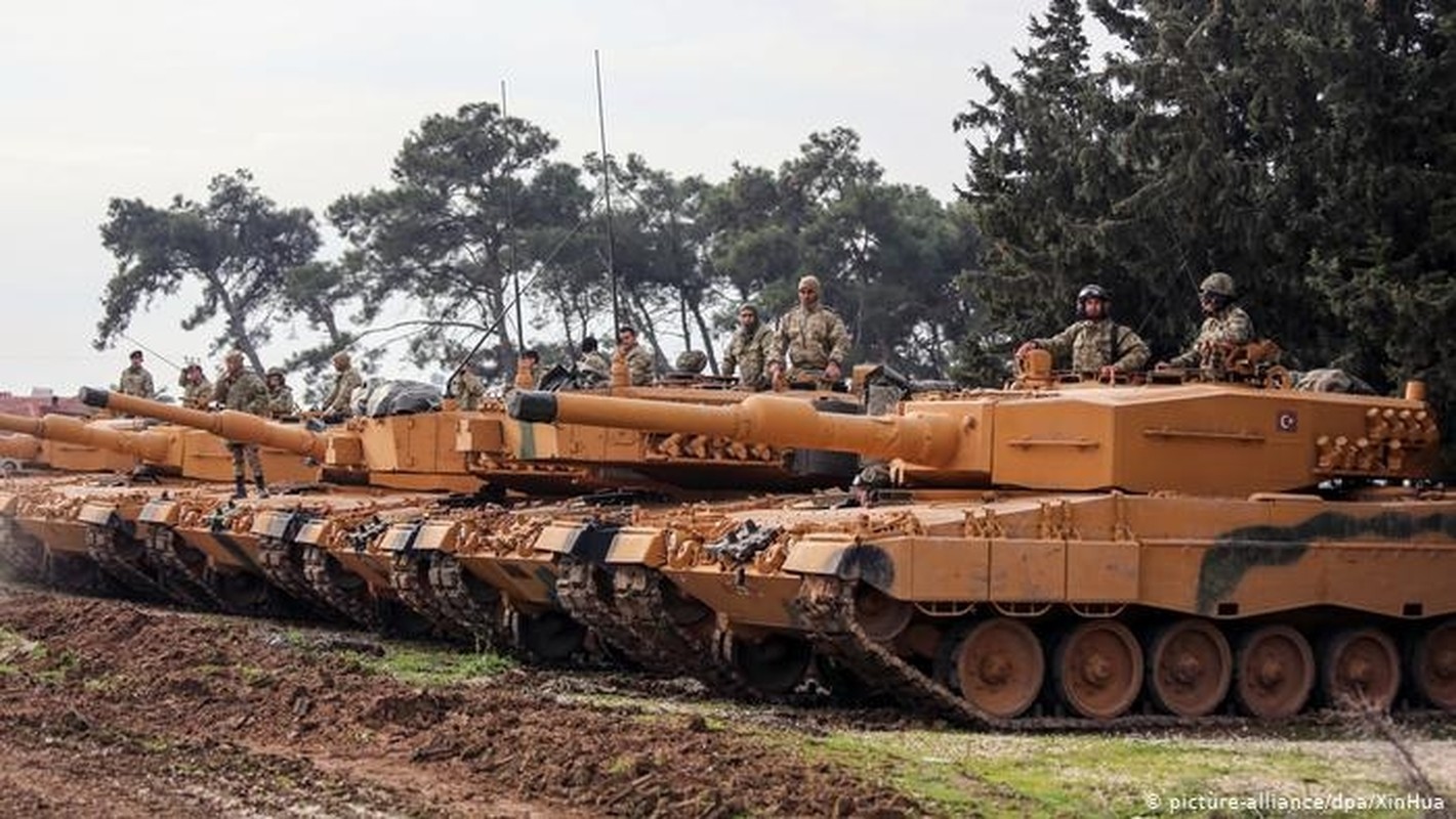 Xe tang Leopard 2A4 Tho kho song truoc ten lua cua Luc luong Dan chu Syria?