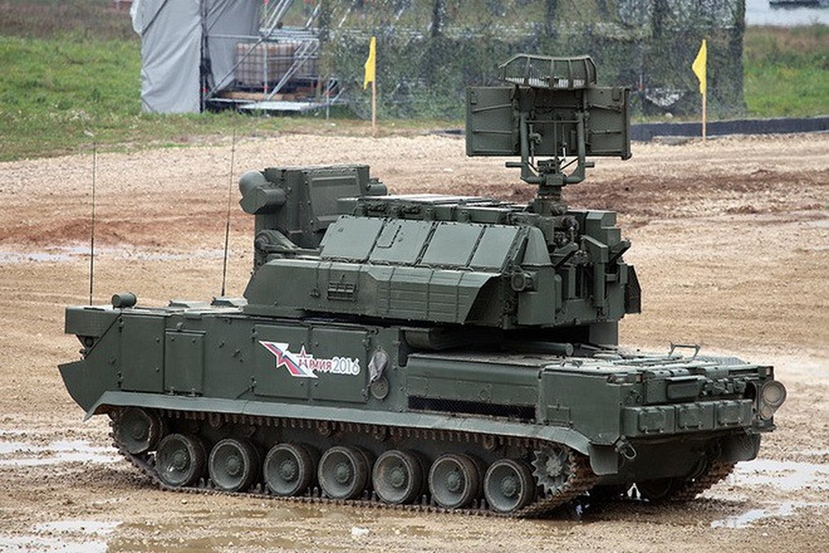 Ten lua Pantsir-S1 thuc chien qua te, Nga tang cuong Tor-M2U 