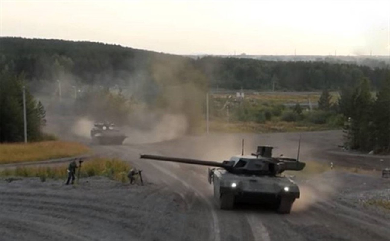 T-14 Armata lien thu Su-57 Nga ha 9 xe tang Israel chi la 