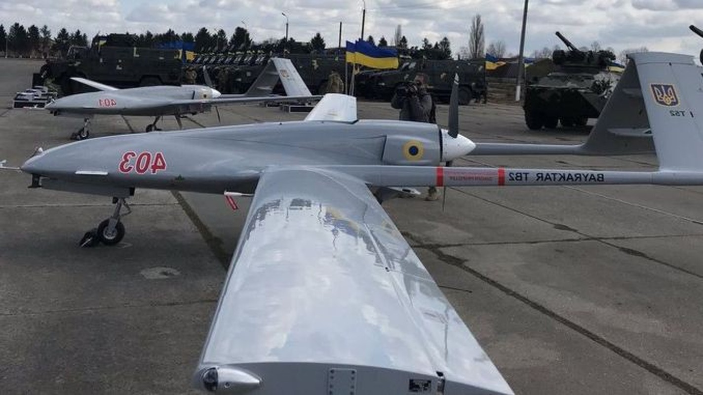 Dau hieu Ukraine dung UAV Bayraktar TB2 tan cong vao mien Dong-Hinh-14