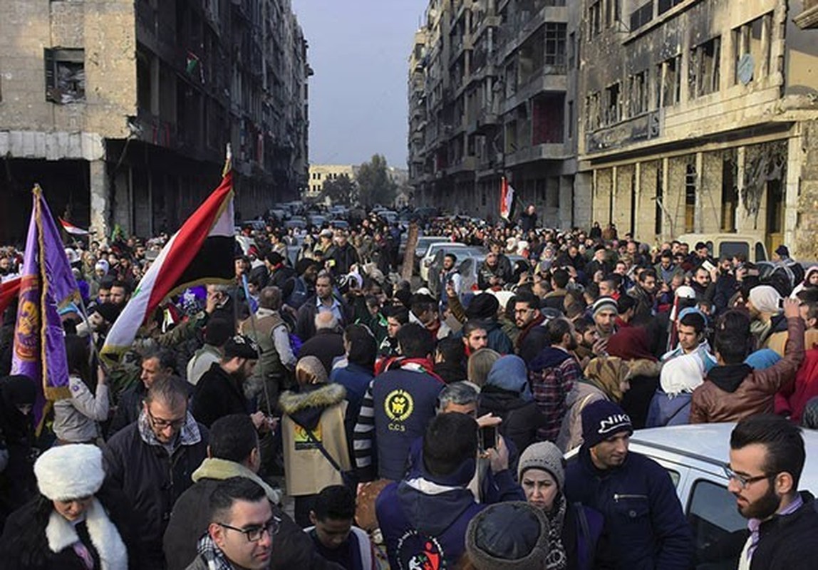 Chum anh dan chung Sweida mung chien thang Aleppo-Hinh-8