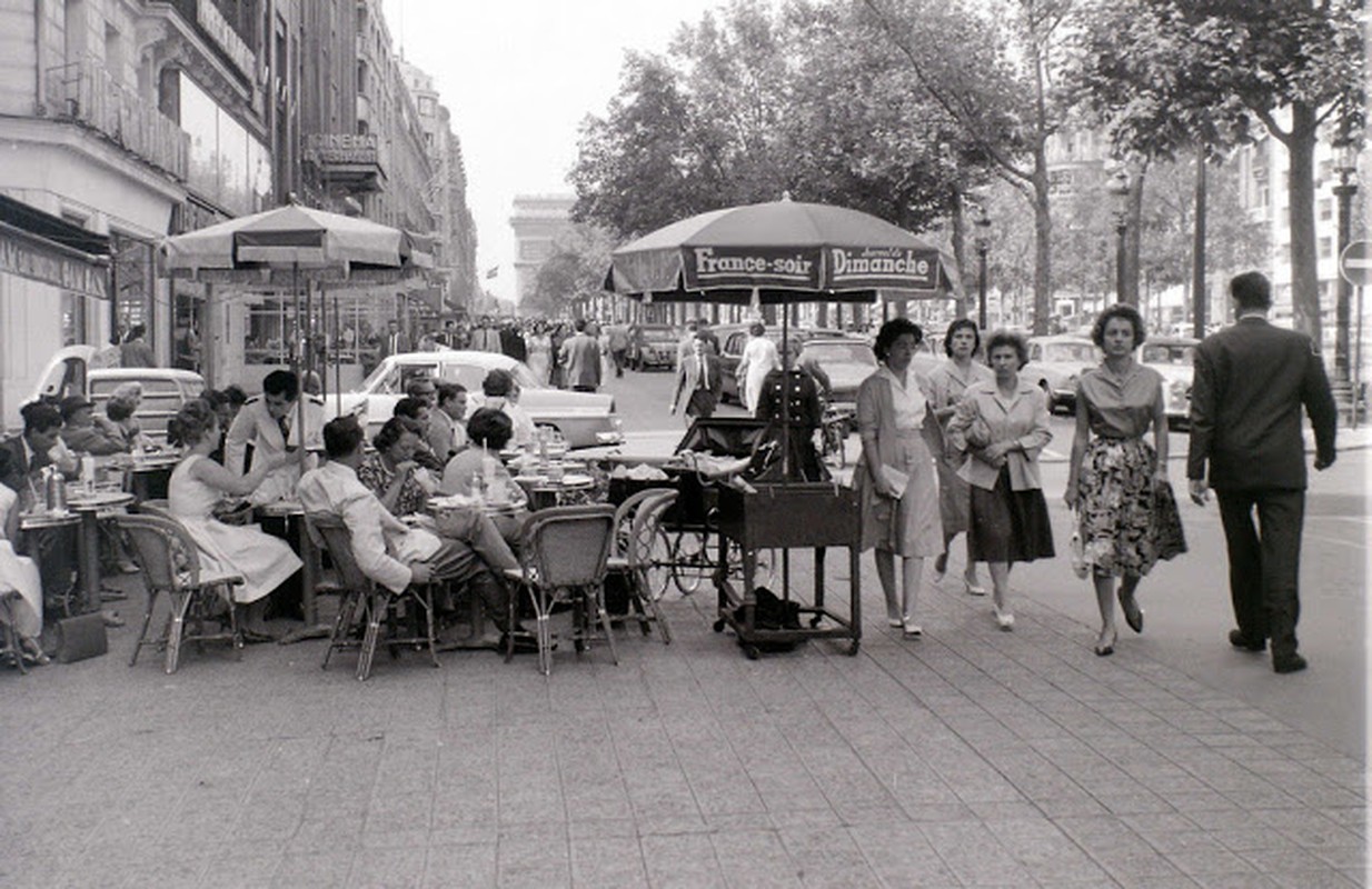 Cuoc song thuong nhat o thu do Paris nam 1955 qua anh-Hinh-3