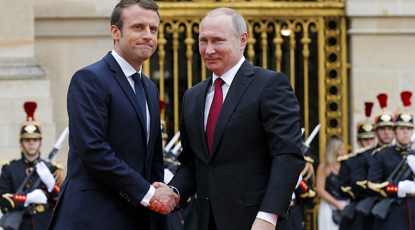 Loat anh an tuong cuoc gap Tong thong Putin-Macron-Hinh-9