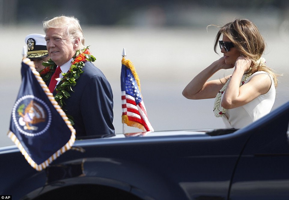 Anh: Vo chong Tong thong Trump tham Hawaii truoc khi den Chau A-Hinh-2