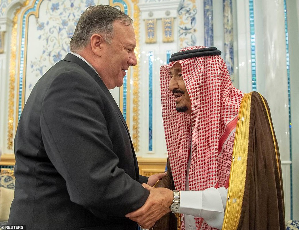 Giua cang thang voi Iran, Ngoai truong My Mike Pompeo tham Saudi Arabia-Hinh-5