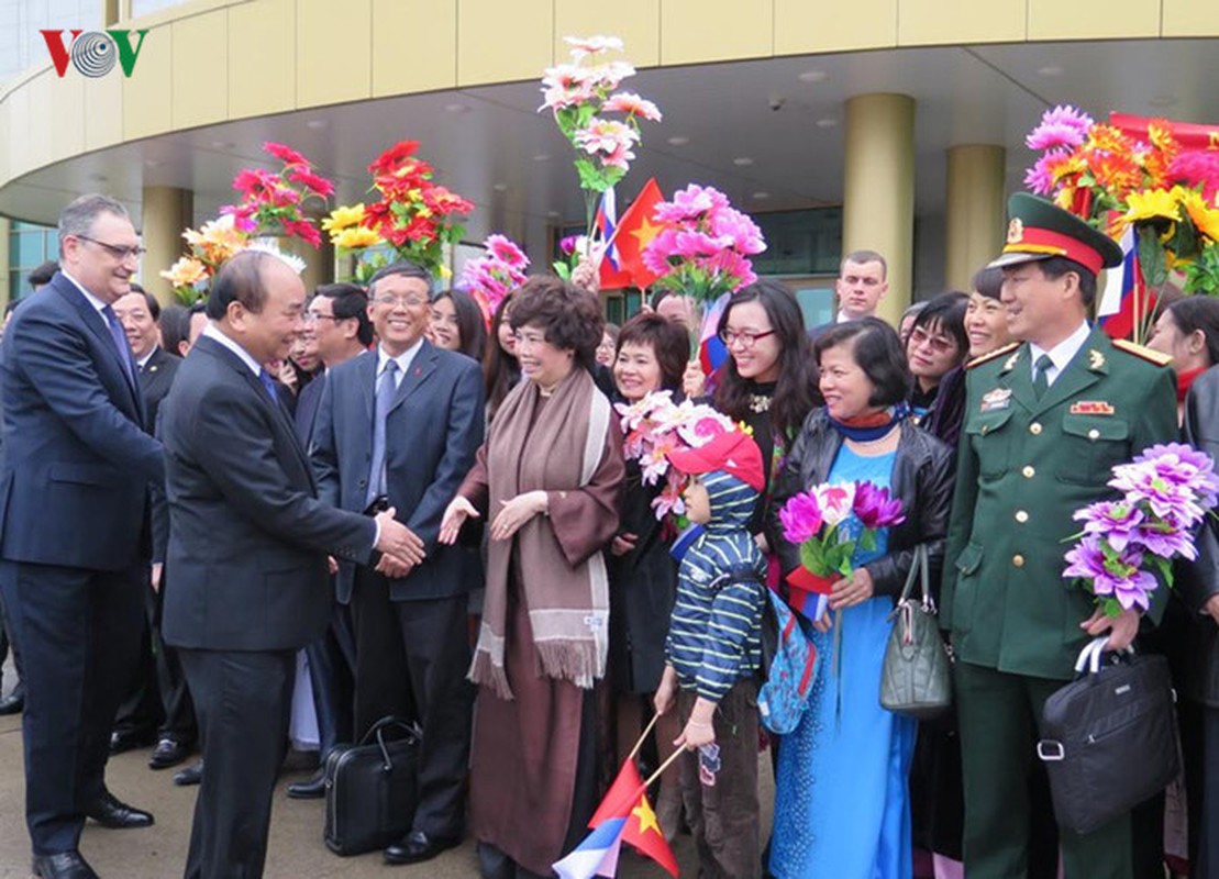 Hinh anh ngay dau tien Thu tuong Nguyen Xuan Phuc tham chinh thuc Nga-Hinh-5