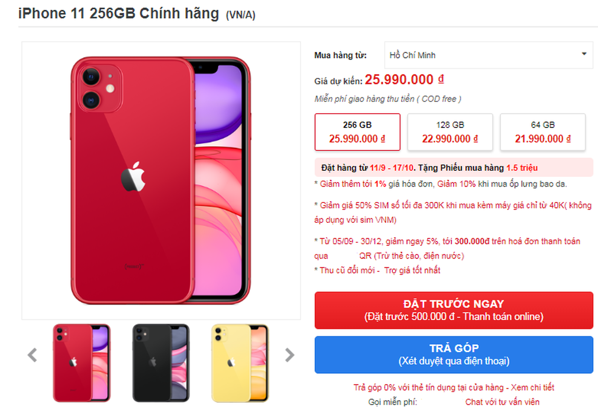 FPT shop, CellphoneS, The gioi di dong: Shop nao ban iPhone 11... re, qua nhieu?-Hinh-7