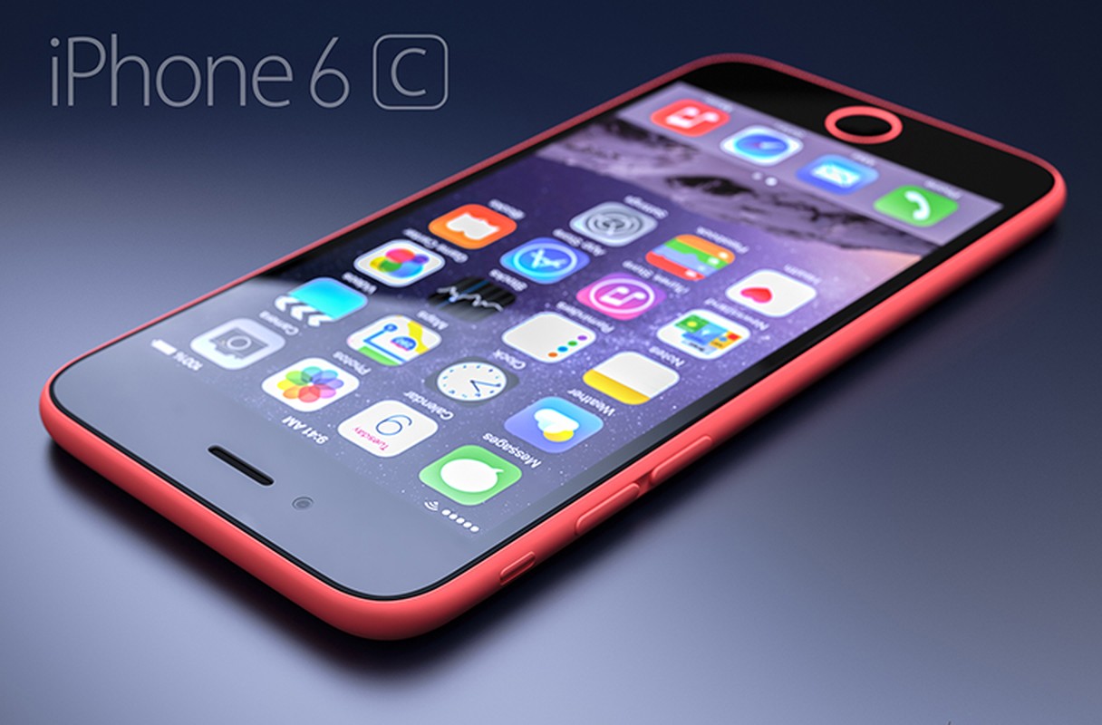 Thiet ke Iphone 6C so sanh thiet ke iPhone 6C dep hon 5C