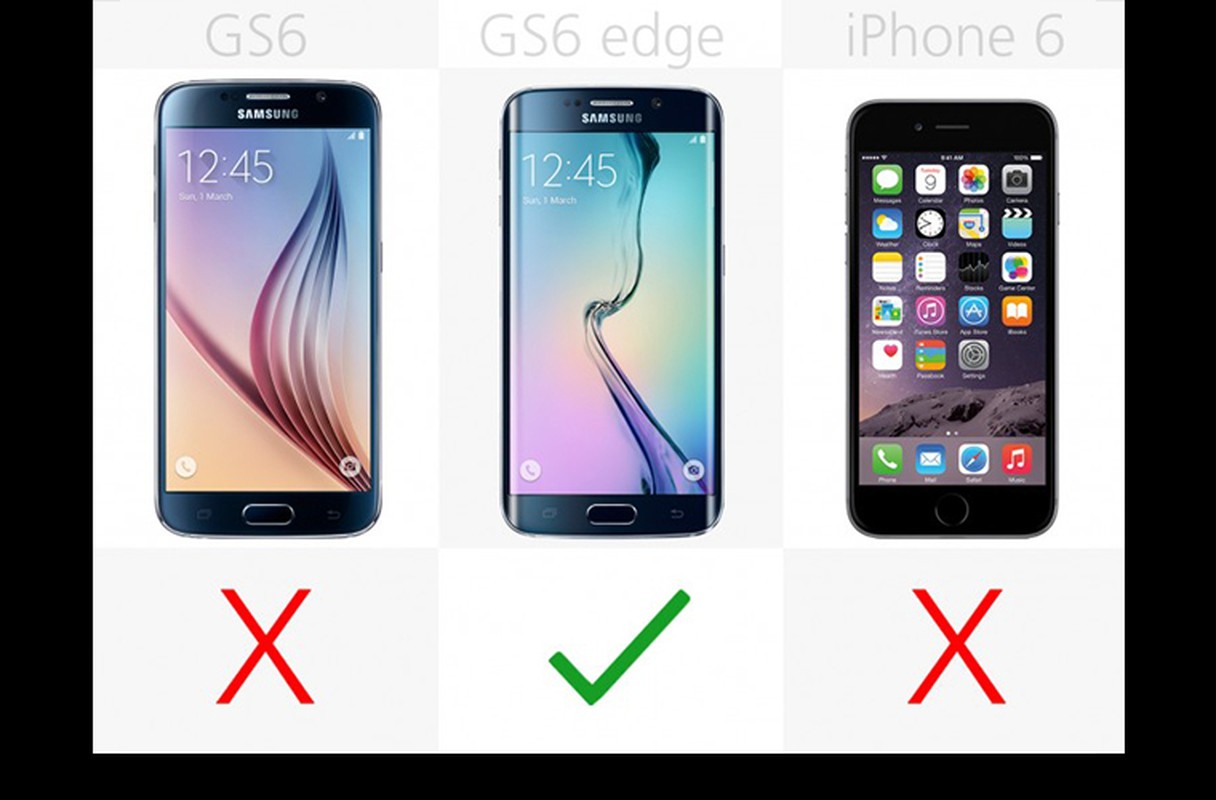 So sanh truc quan Galaxy S6 va S6 Edge voi iPhone 6-Hinh-9