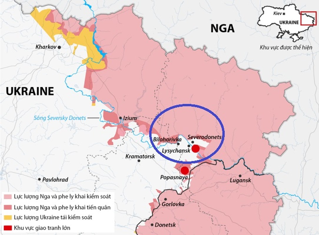 Quan doi Ukraine phuc kich va phan ung cua luc luong dac nhiem Nga