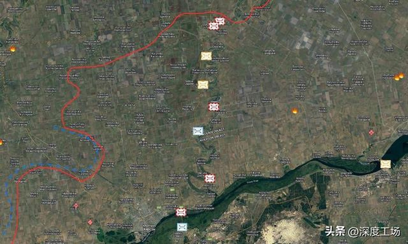 Mat tran Kherson tang nhiet, Ukraine trut dan phao xuong quan Nga-Hinh-12