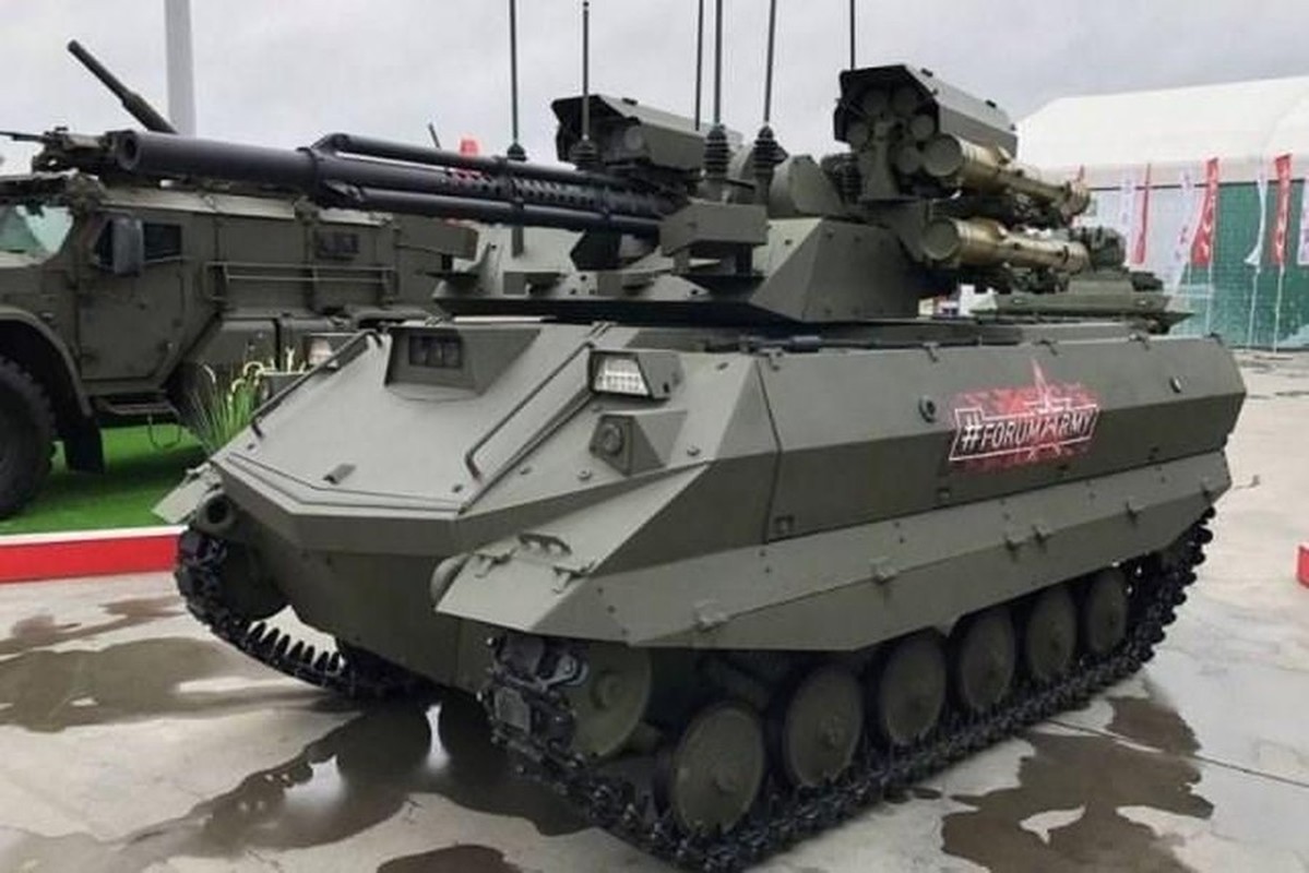 Leopard-2 chua toi Ukraine, Nga da dua robot diet tang tham chien-Hinh-4