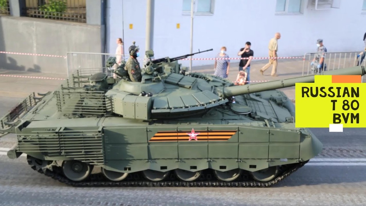 Xe tang T-80BVM “san xuat loat” cua Nga tham chien tai Ukraine-Hinh-11