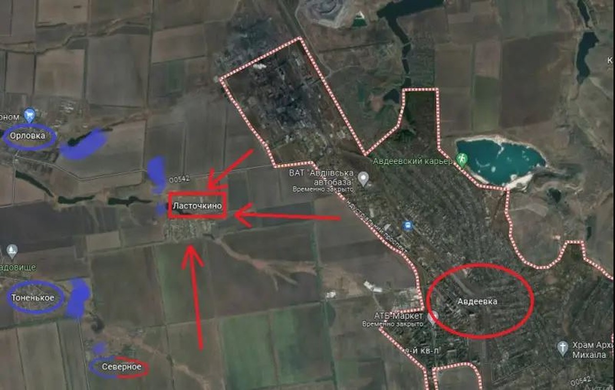View - 	Quân Nga chiếm liên tiếp 3 làng sau khi tràn ngập Avdiivka 
