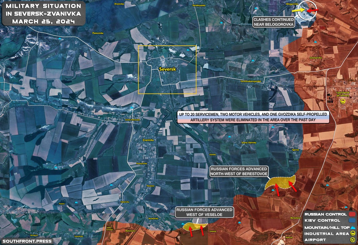 View - 	Ukraine nghi ngờ Quân đội Nga chuẩn bị tấn công thành phố Seversk