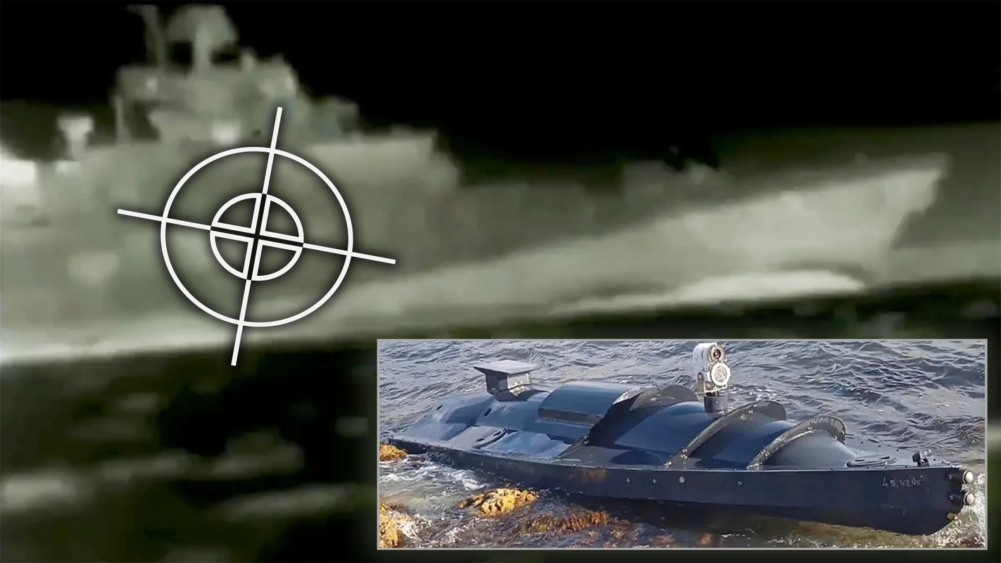 View - 	Nga dùng súng nòng xoay Gatling chống tàu không người lái Ukraine
