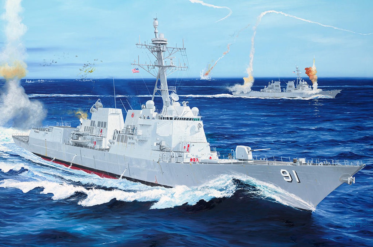 View - 	Tàu khu trục lớp Burke của Mỹ mang số tên lửa trị giá bao nhiêu
