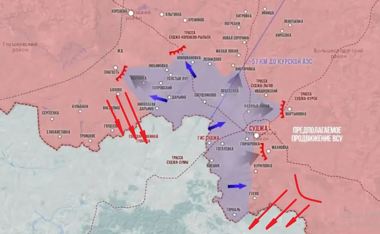 View - 	Nga tung đòn vào sâu cắt đứt tiền quân hậu quân Ukraine ở Kursk