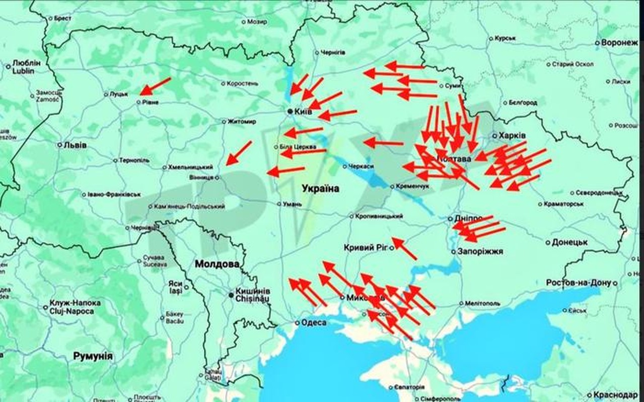 View - 	Nga dội trận cuồng phong, 15 tỉnh Ukraine chìm trong bóng tối