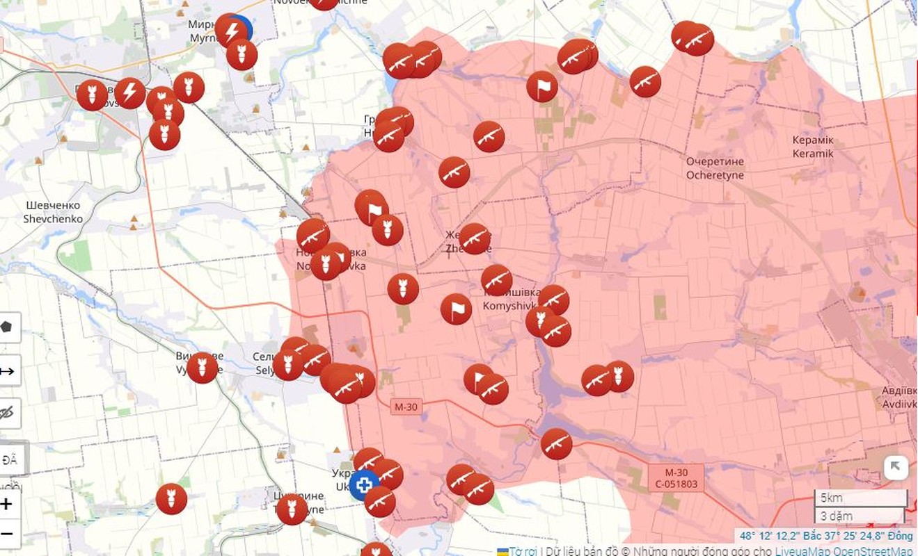 Giao tranh du doi o phia dong thanh pho Pokrovsk vung Donetsk-Hinh-4