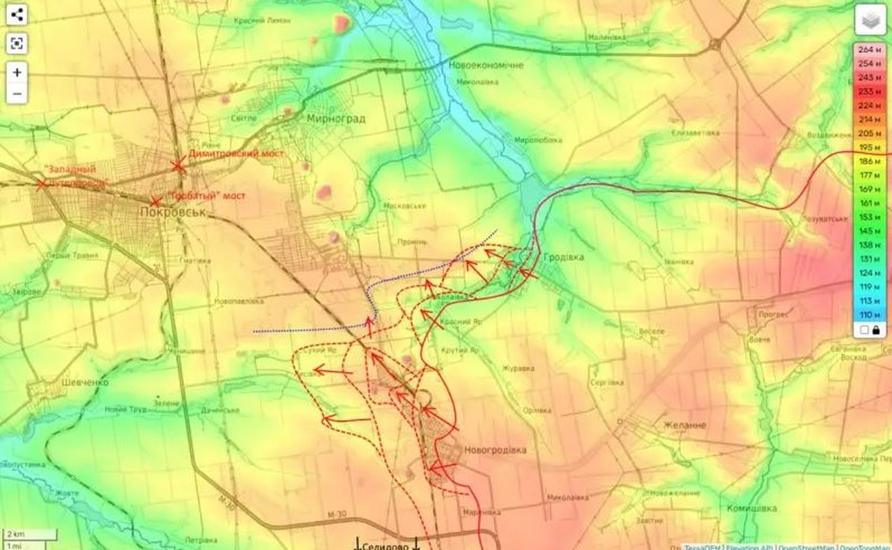 Nga tiep can Kurakhovo, trung tam hau can Pokrovsk da bi te liet-Hinh-6