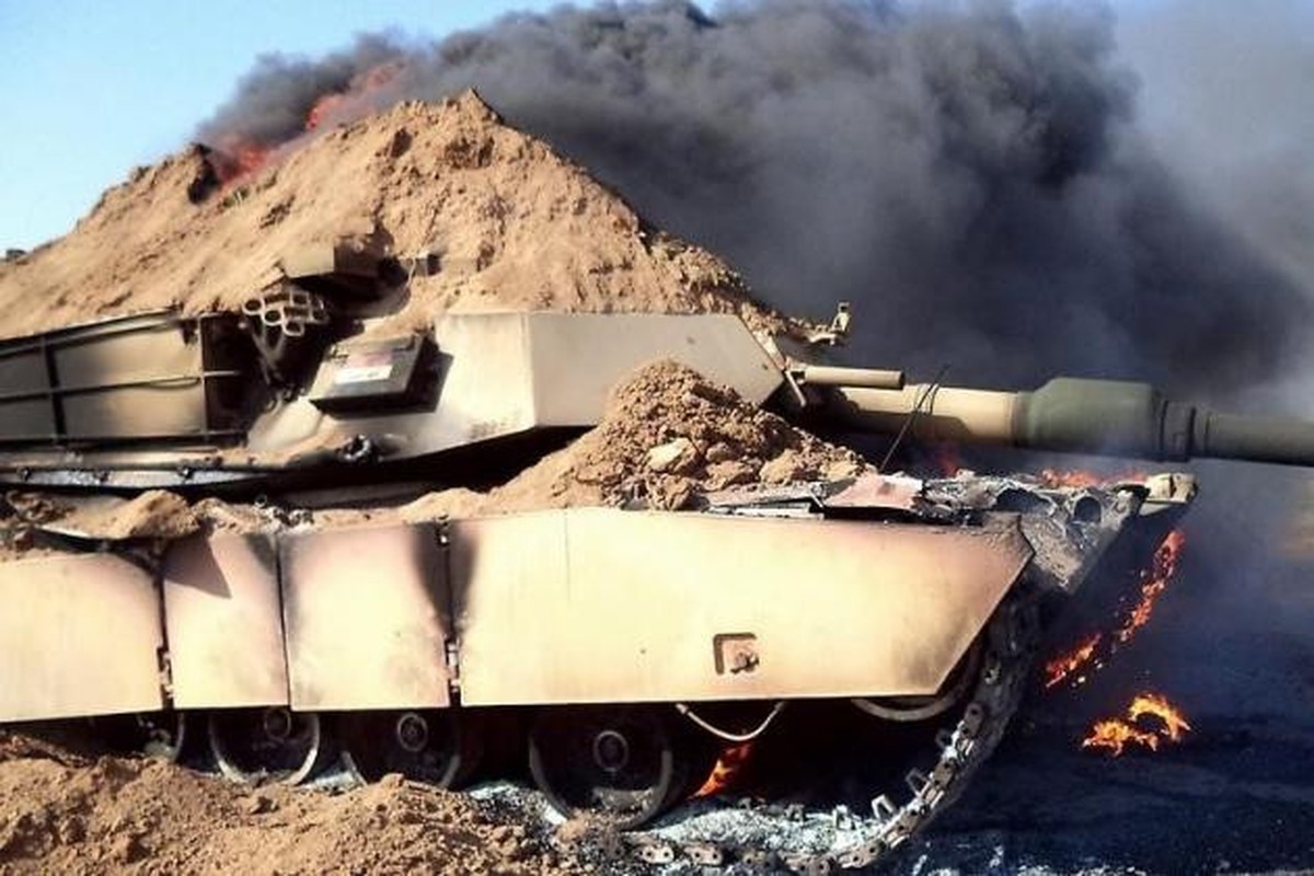 Tang M1A1 Abrams cua My “vo dung” o chien truong Ukraine?-Hinh-4