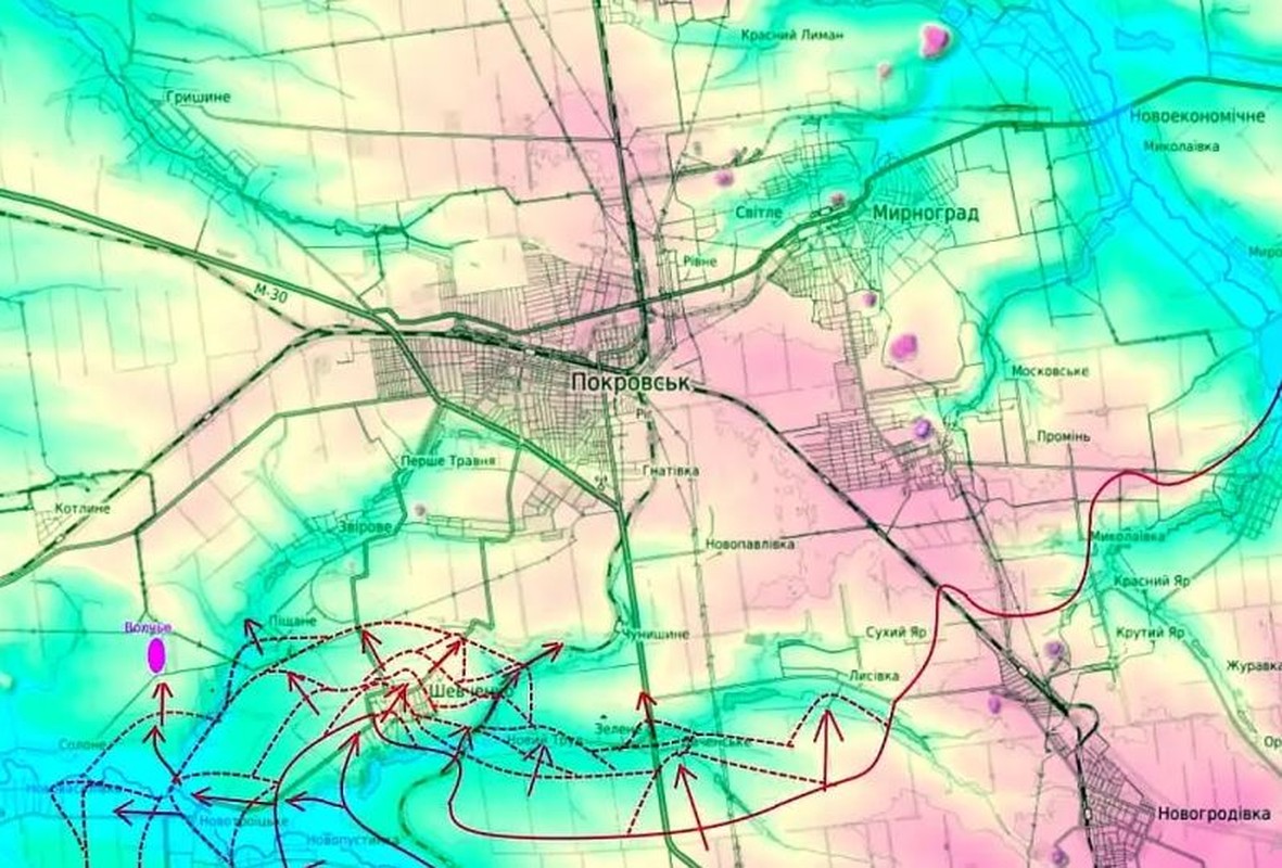 Tran Pokrovsk, lu doan Ukraine thiet hai 75% quan so trong hai tuan-Hinh-4