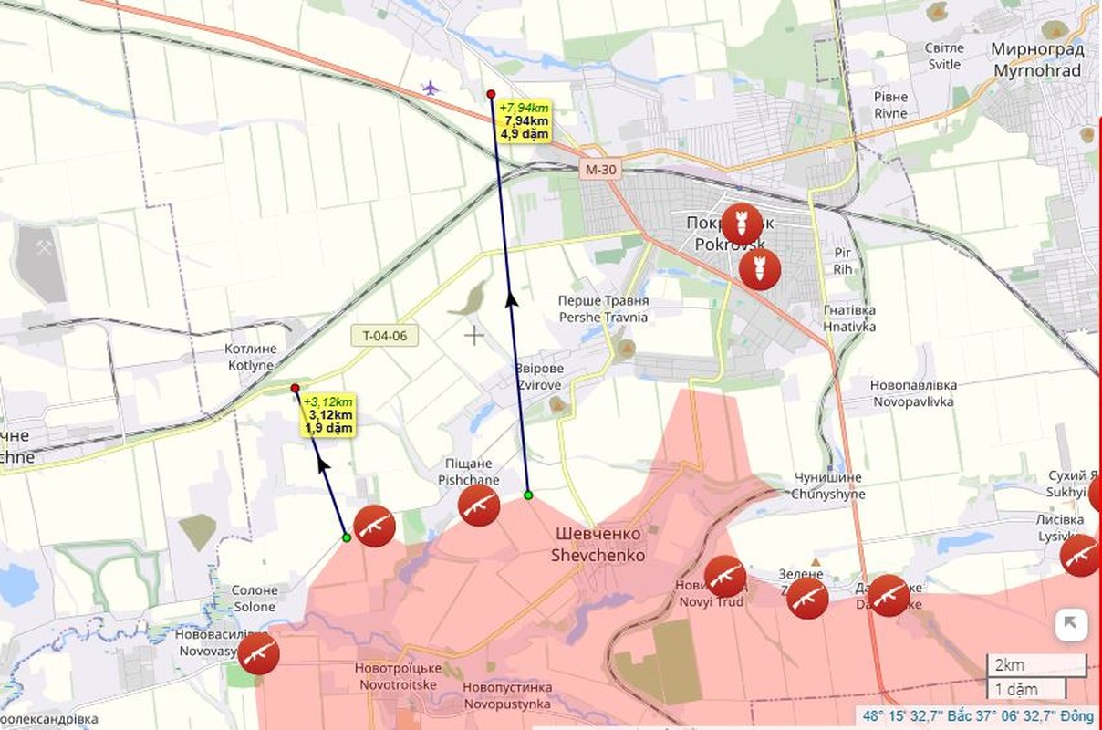 Quan doi Nga va Ukraine giao tranh quyet liet o phia nam Pokrovsk-Hinh-17