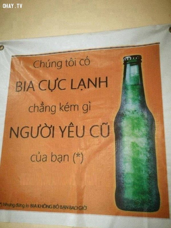 Cua hang treo bien quang cao la nguoi mua doc xong 