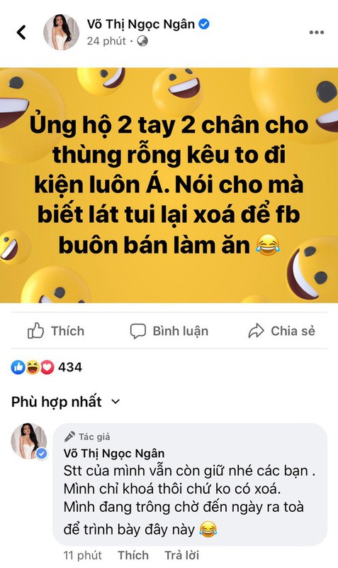 Bi Yaya Truong Nhi khoi kien, Ngan 98 bat ngo tuyen bo 