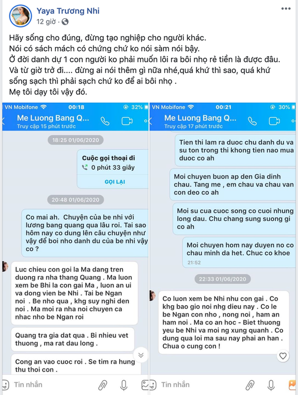 Bi Yaya Truong Nhi khoi kien, Ngan 98 bat ngo tuyen bo 