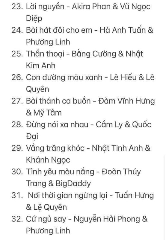 Netizen truyen tay nhau list bai karaoke hat 5 ngay 5 dem dip nghi le-Hinh-6