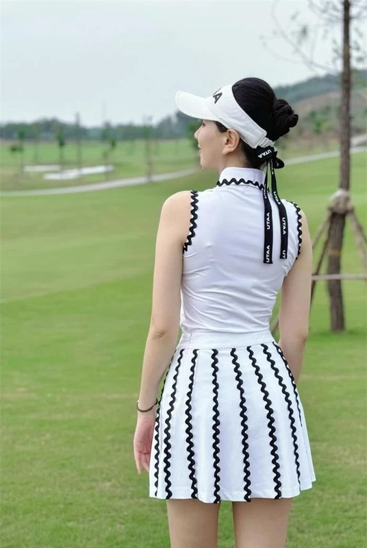 MC Mai Ngoc nhuan sac sau ly hon, cham chi tap luyen golf-Hinh-2