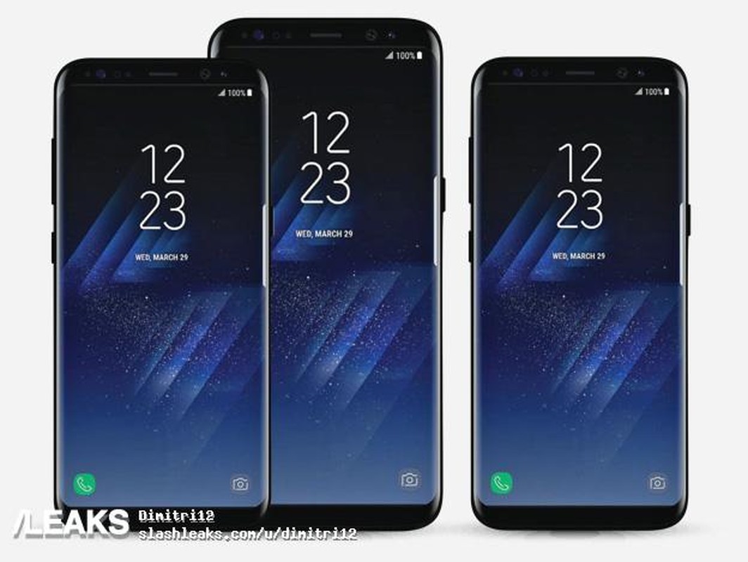 Lo anh tuyet dep cua Galaxy S8 va S8 Plus truoc 