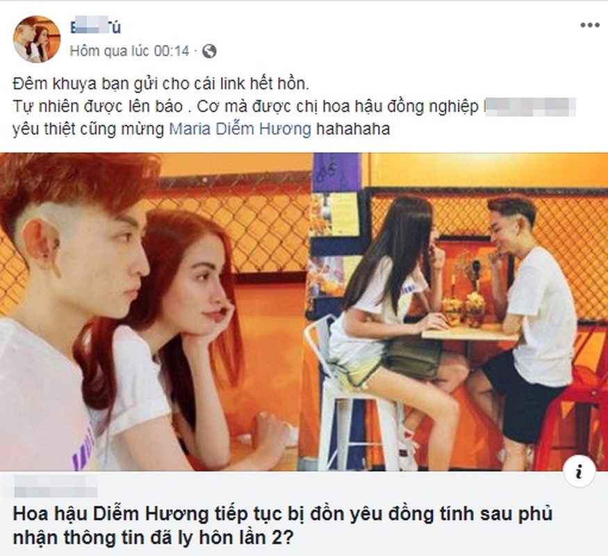 Bi don yeu dong gioi, Hoa hau Diem Huong va “nguoi ay” noi gi?-Hinh-8