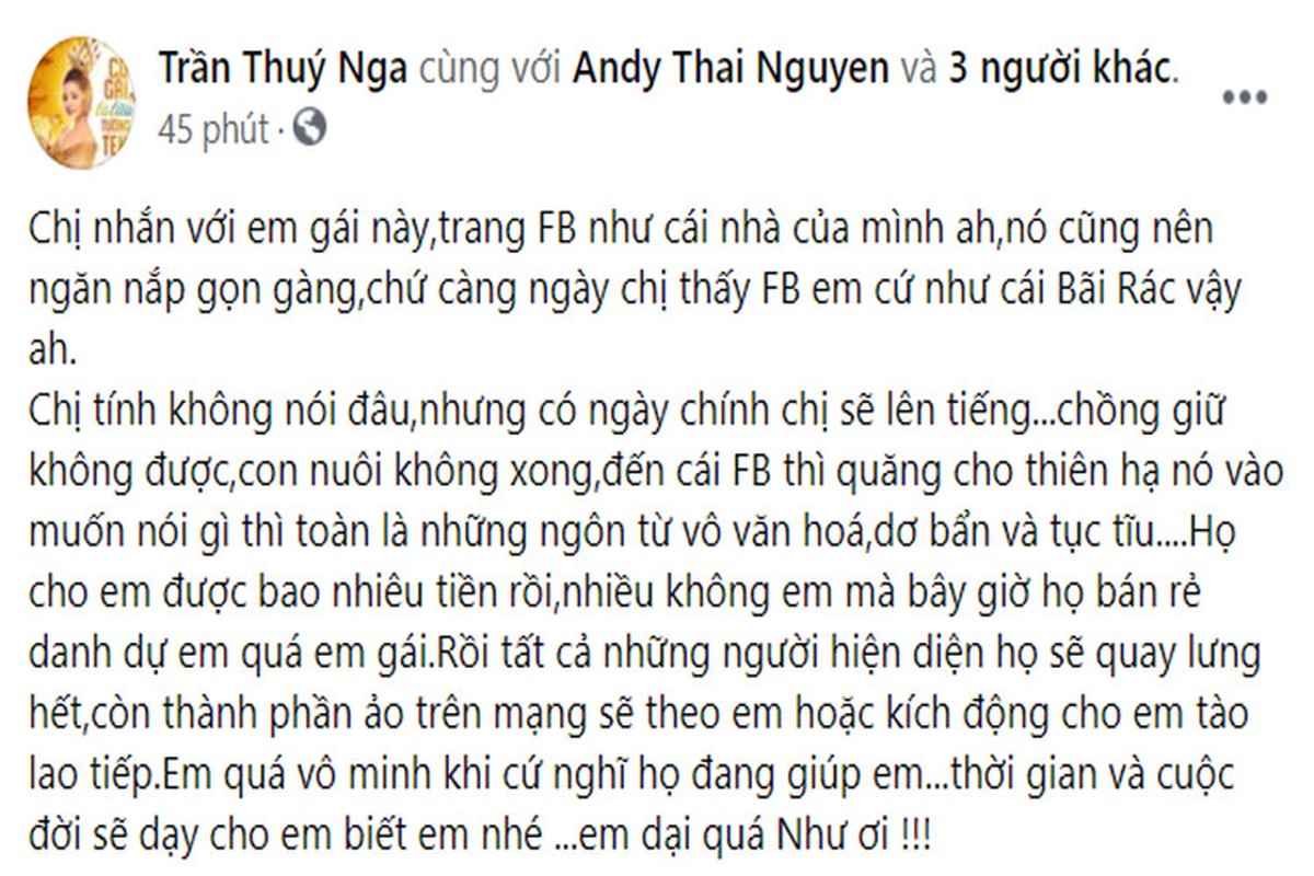 Truoc vu giup ca si Kim Ngan, danh hai Thuy Nga vuong on ao nao?-Hinh-8