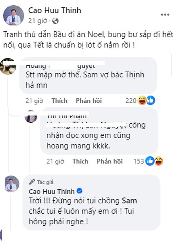 Check-in Giang sinh ben Sam, bac si Cao Huu Thinh voi thanh minh-Hinh-2