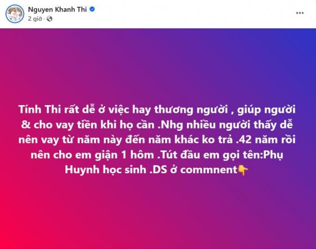 Dong Nhi “do bung” cung chong, Khanh Thi cong khai danh sach doi no-Hinh-2