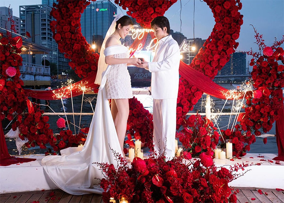 Vu Luan organized a grand wedding ceremony with Miss Phuong Le-Picture-5