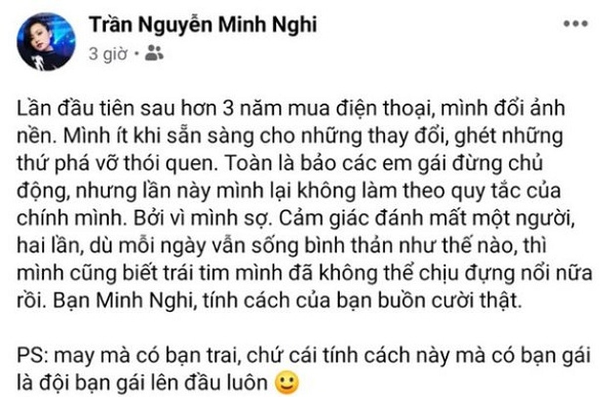 Minh Nghi cong khai nua kia, hoa ra la 