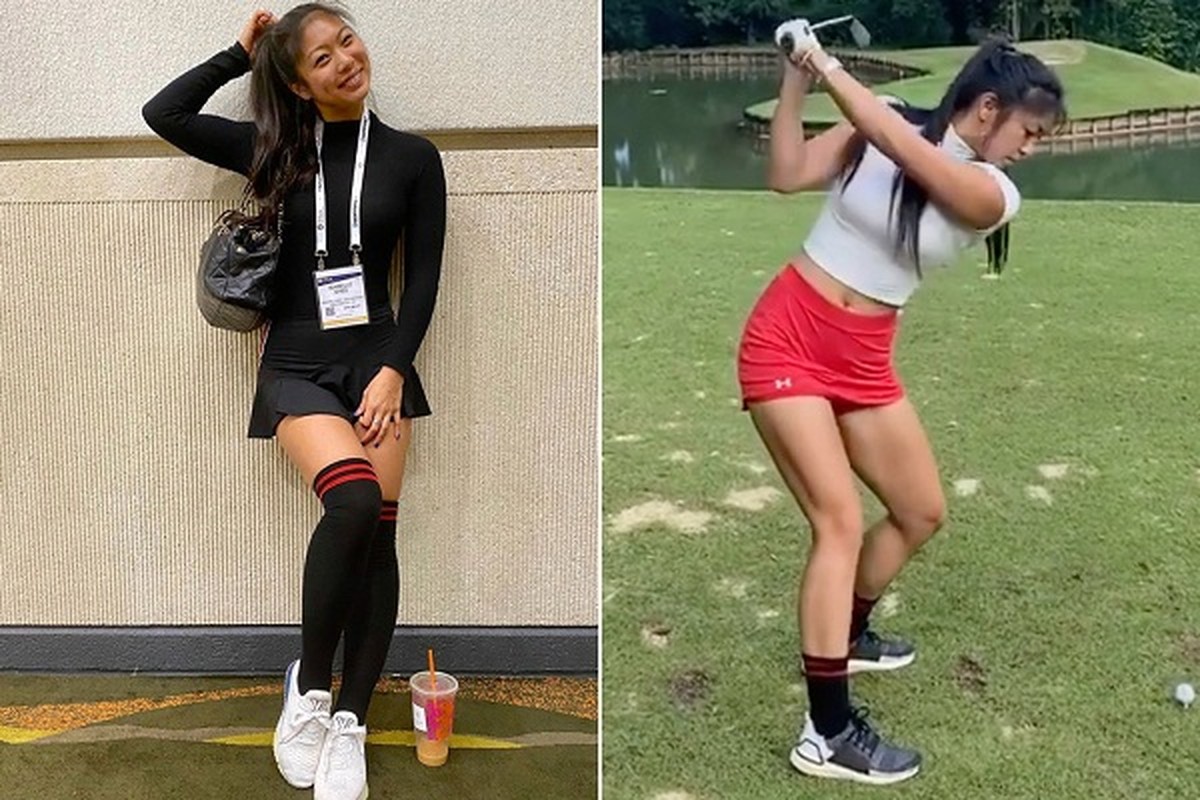 Nu golf thu sexy cua lang golf My kiem bon tien nho “noi loan”-Hinh-10