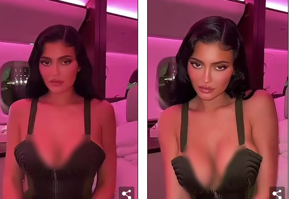 Fan dung tim lo Kylie-Jenner rot vong mot nang triu duoi day ao mong
