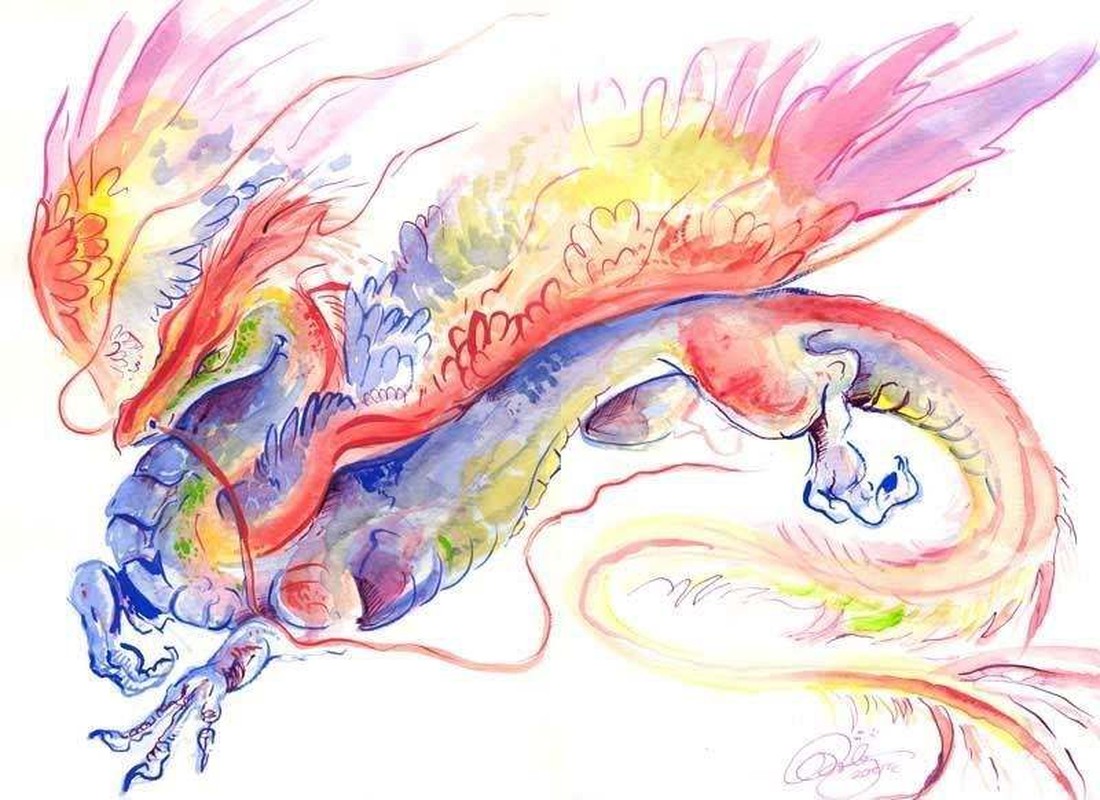 Rainbow dragon