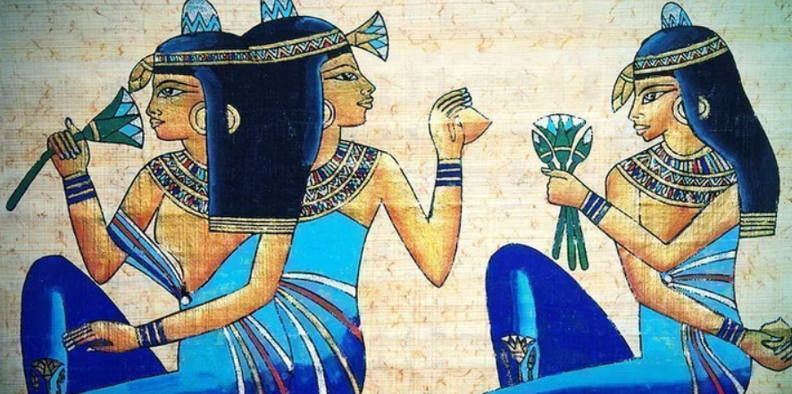 Su that ky di ve hoa sen xanh phu tren thi the Pharaoh Ai Cap-Hinh-10