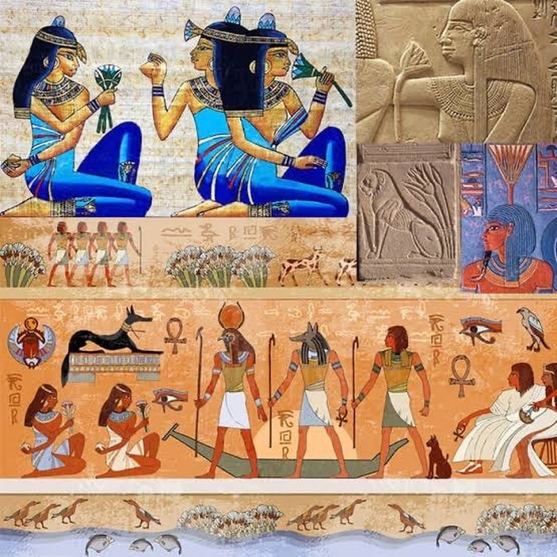 Su that ky di ve hoa sen xanh phu tren thi the Pharaoh Ai Cap-Hinh-5