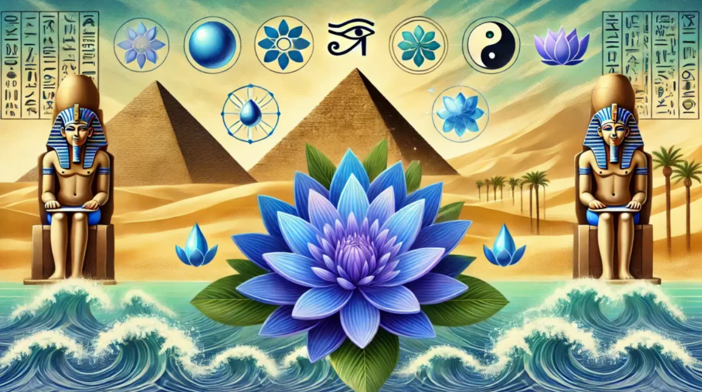 Su that ky di ve hoa sen xanh phu tren thi the Pharaoh Ai Cap